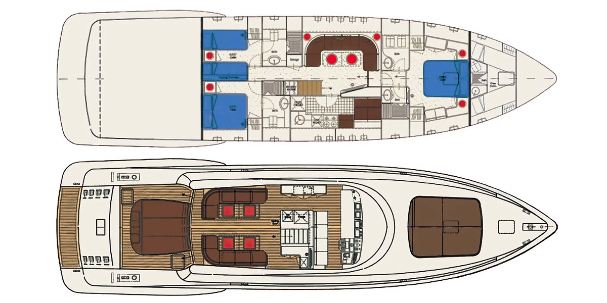 Аренда яхты Mangusta 72 на Миконосе, Греция